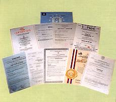 Сертификаты Рингер